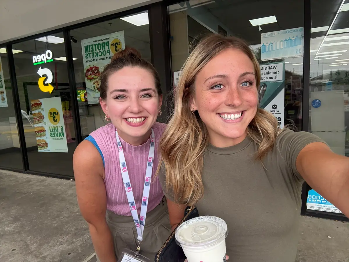 Coffee runs and campaign days in the field.